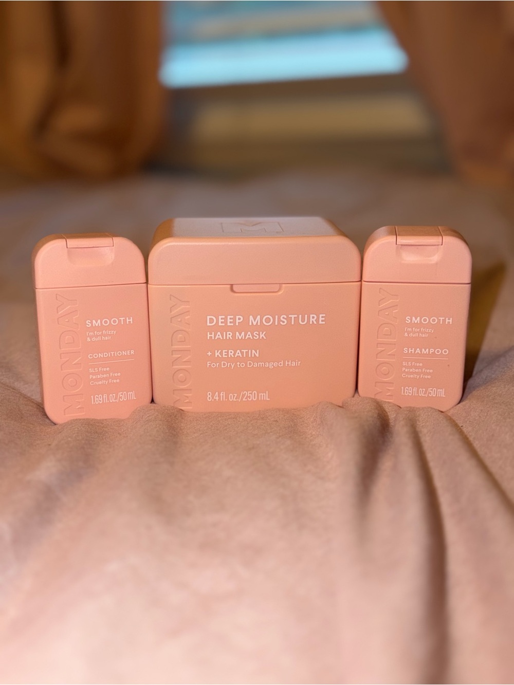 Monday Deep Moisture Hair Mask & Smooth Shampoo + Conditioner
